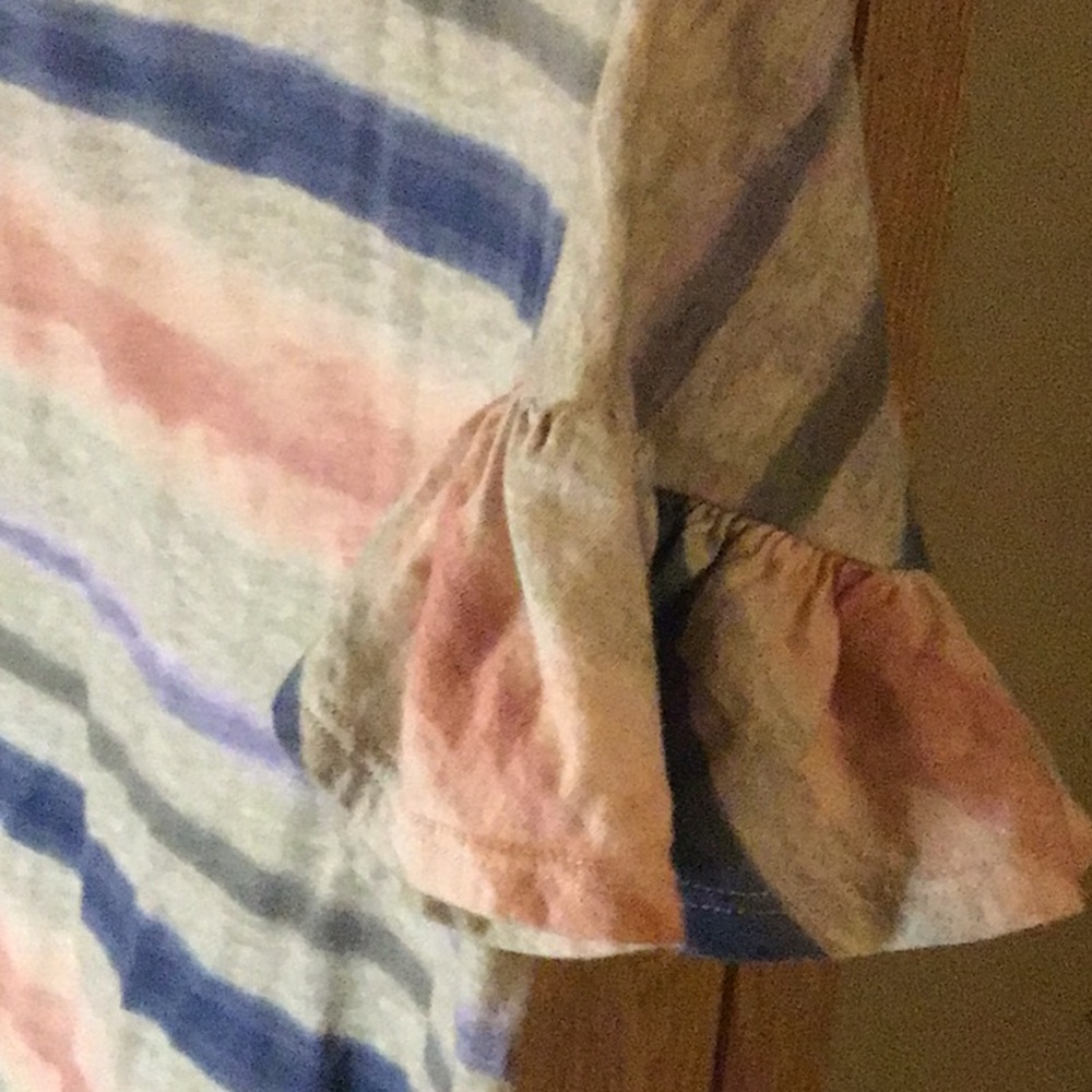 Striped Ruffle Hem Top - Picture 10 of 16